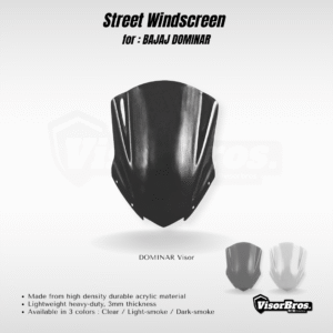 STREET WINDSCREEN for Bajaj Dominar 400/250 models