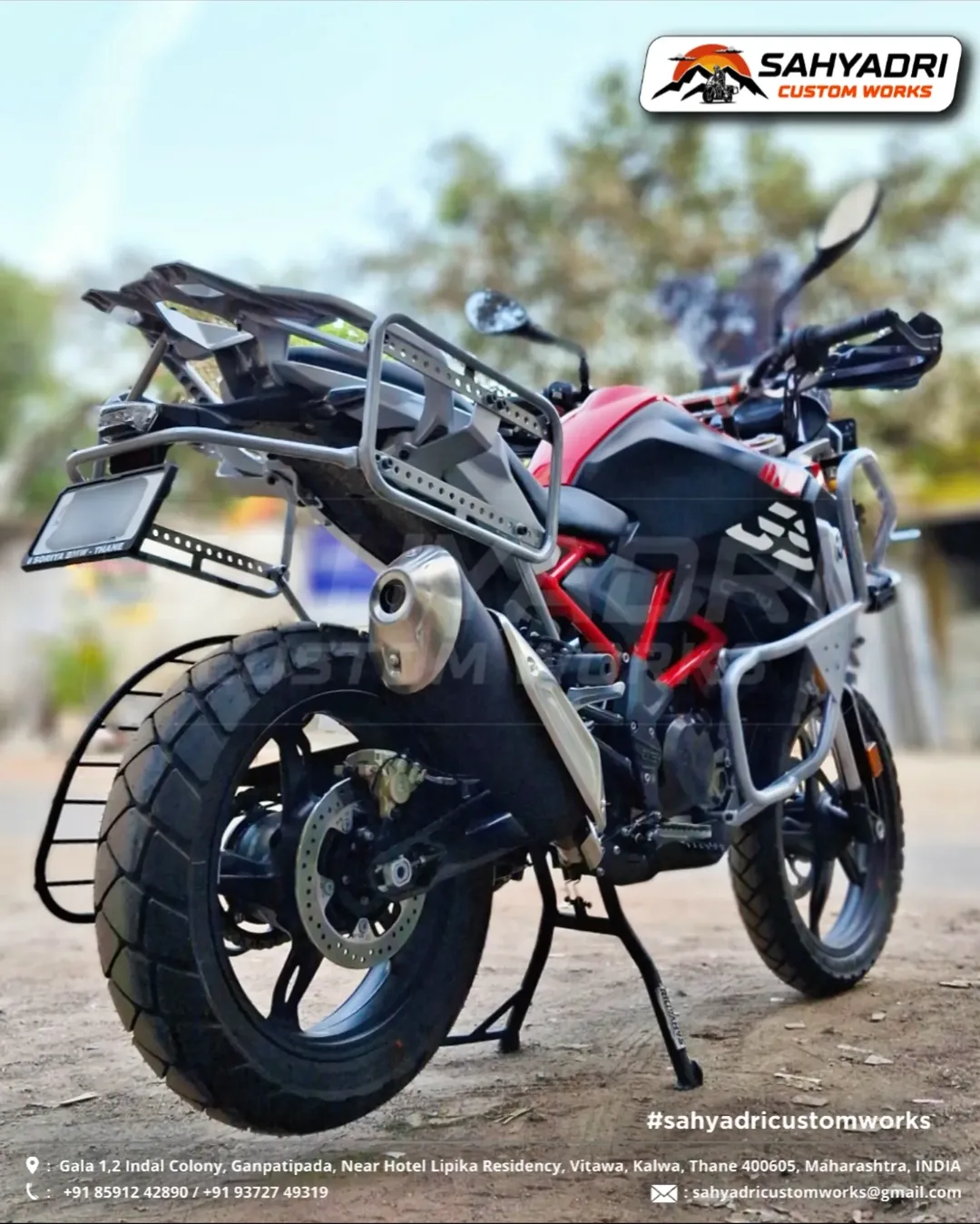 CENTRE STAND SYSTEM for the BMW G310 GS