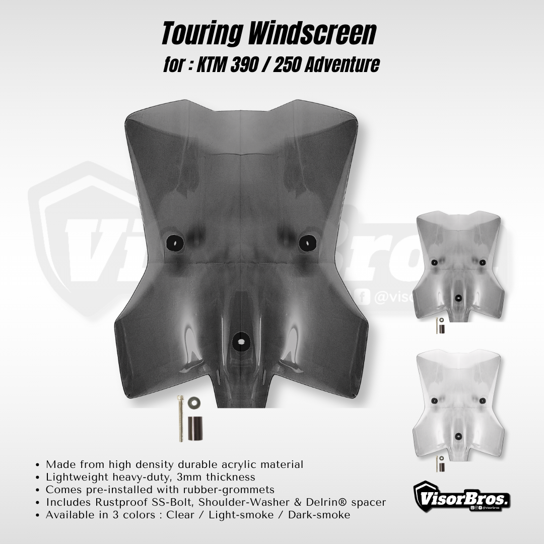 KTM ADVENTURE 390-250 VISOR