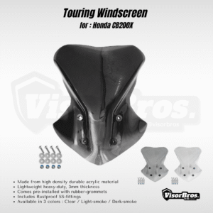 TOURING WINDSCREEN FOR HONDA CB200X/NX200