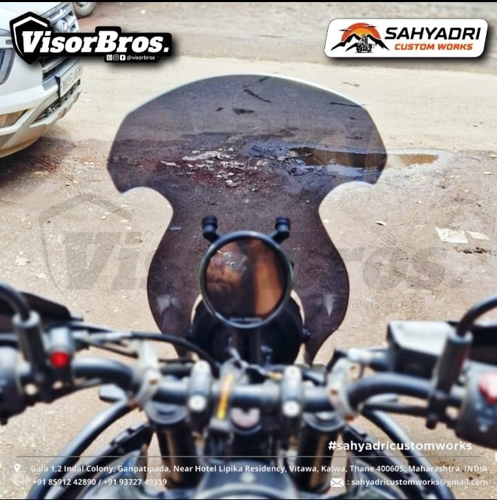HAMMERHEAD TOURING WINDSCREEN FOR ROYAL ENFIELD HIMALAYAN 450 (3)