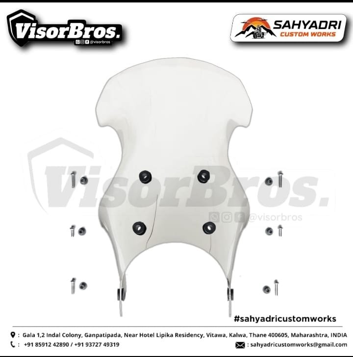 HAMMERHEAD TOURING WINDSCREEN FOR ROYAL ENFIELD HIMALAYAN 450 (4)