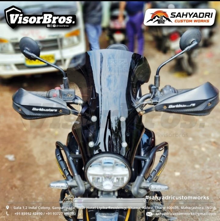 HAMMERHEAD TOURING WINDSCREEN FOR ROYAL ENFIELD HIMALAYAN 450 (2)
