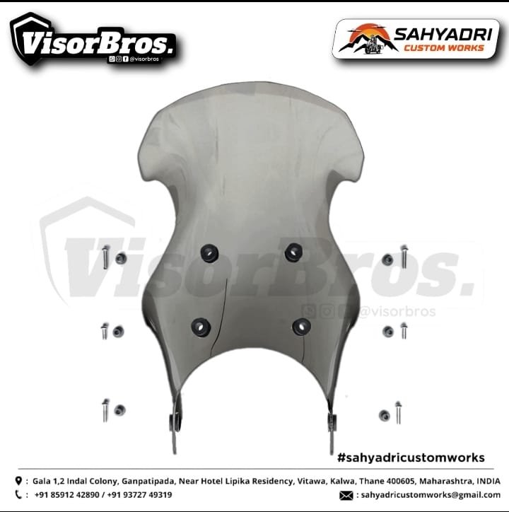 HAMMERHEAD TOURING WINDSCREEN FOR ROYAL ENFIELD HIMALAYAN 450 (5)
