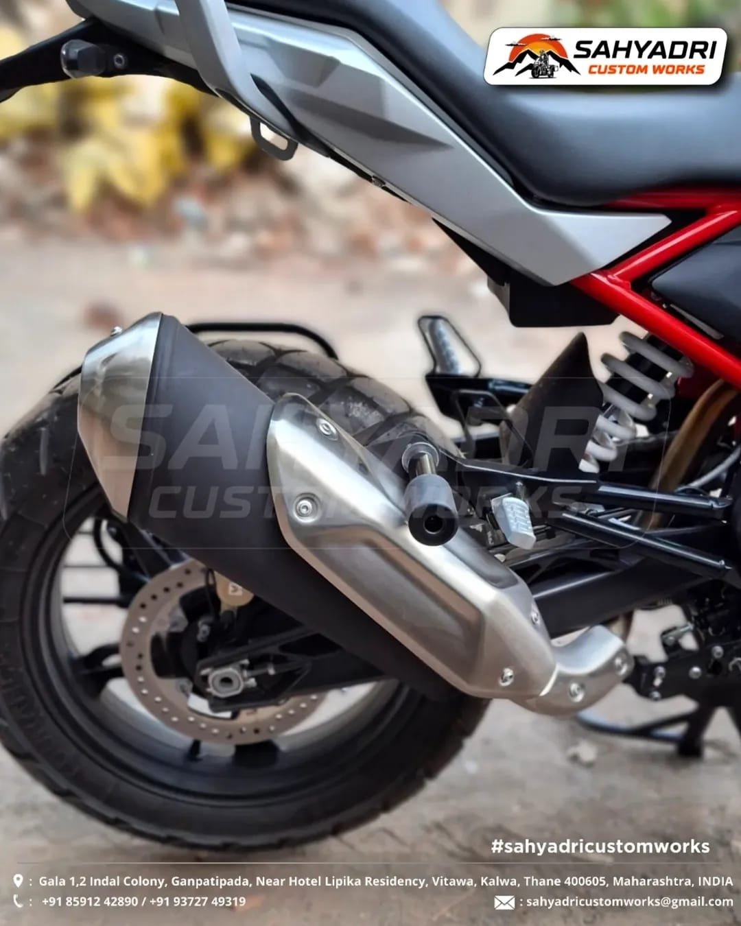 BMW EXHAUST SLIDER 3