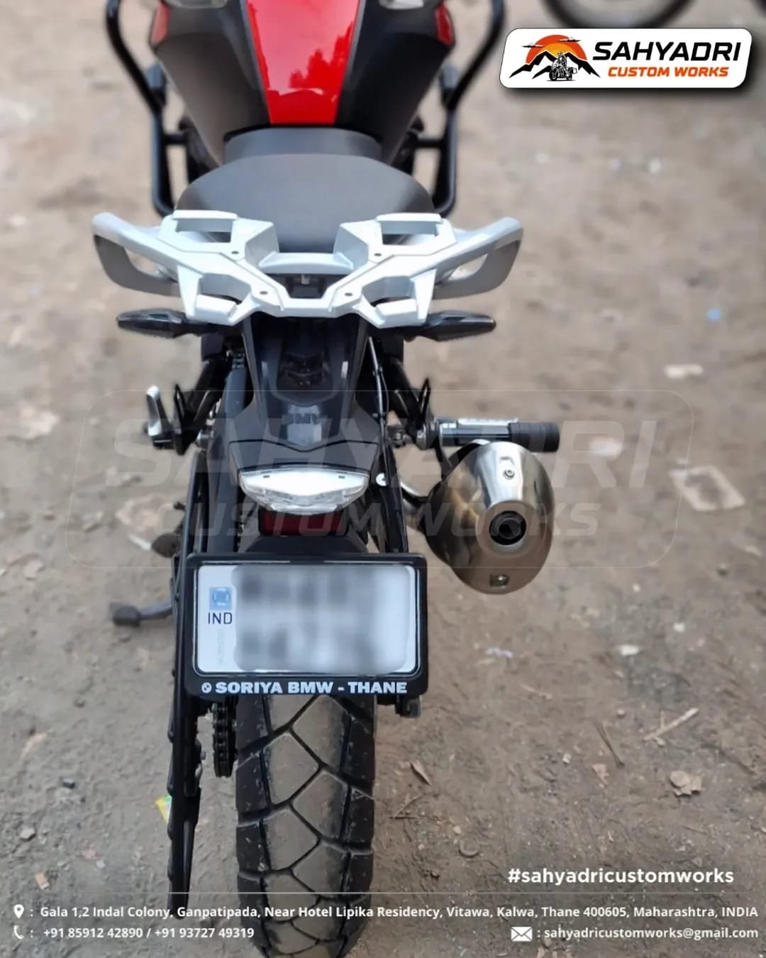 BMW EXHAUST SLIDER 4