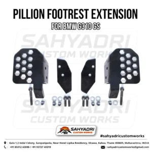 PILLION FOOTREST EXTENSION FOR BMW G310 GS