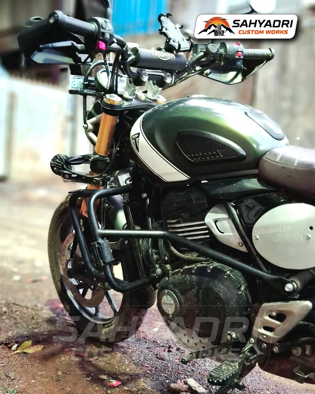 CRASH-FRAMES for the Triumph Scrambler 400-2