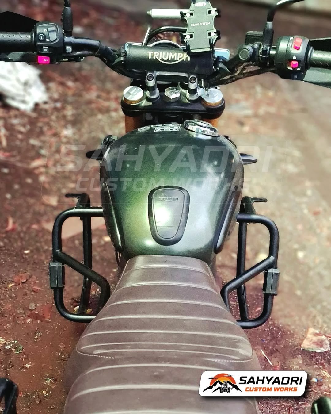 CRASH-FRAMES for the Triumph Scrambler 400-3