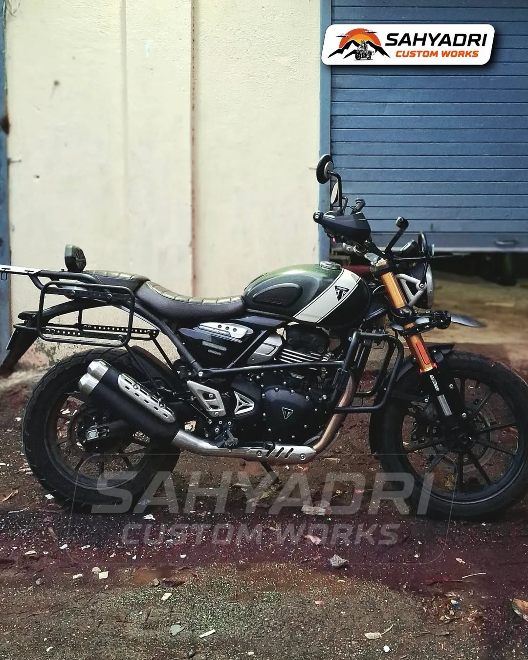 CRASH-FRAMES for the Triumph Scrambler 400-6