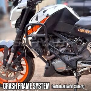 CRASH GUARD FRAME SYSTEM for KTM DUKE (GEN-2) MODEL - WITH DUAL DELRIN SLIDER