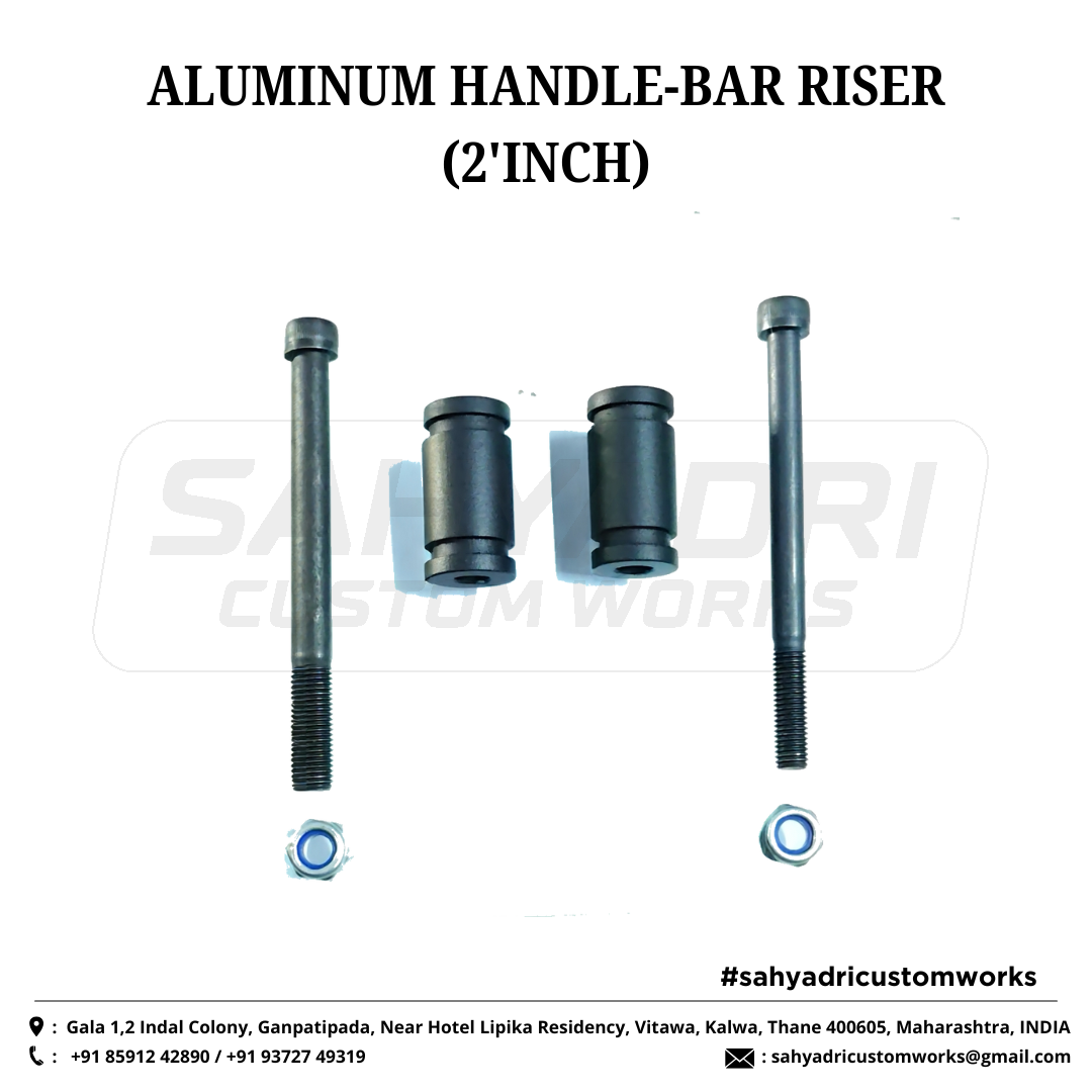 Aluminum- handlebar riser