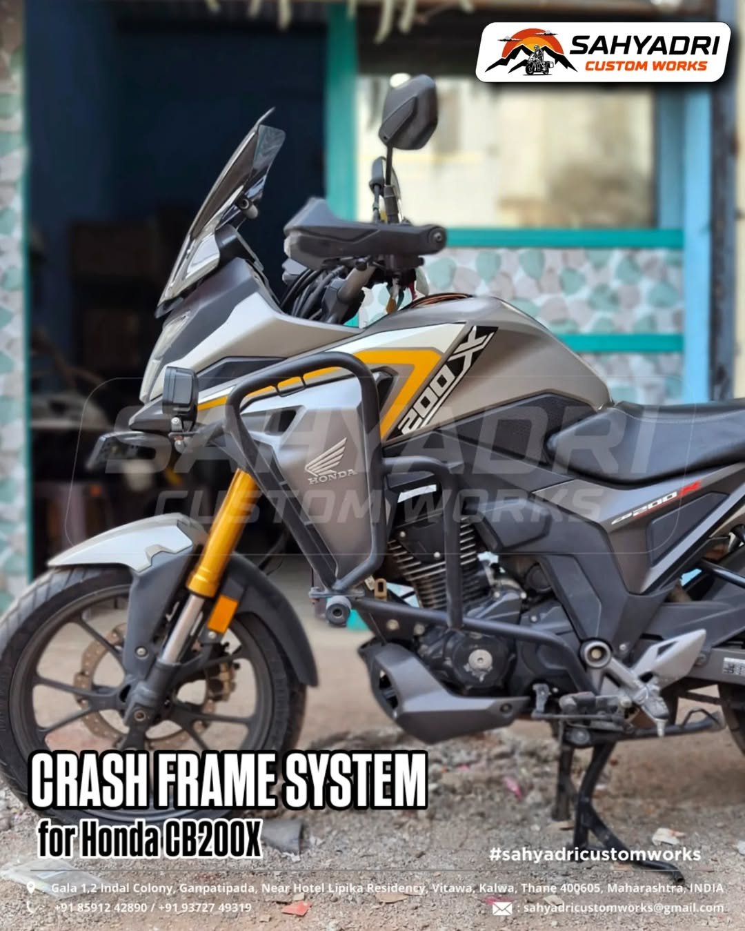 CRASH FRAME SYSTEM Honda CB200X