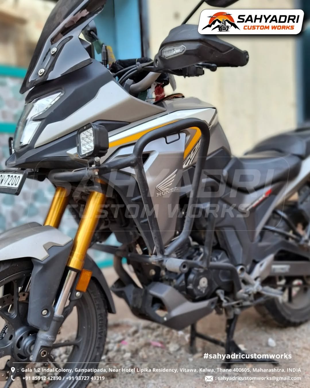 CRASH FRAME SYSTEM Honda CB200X 4