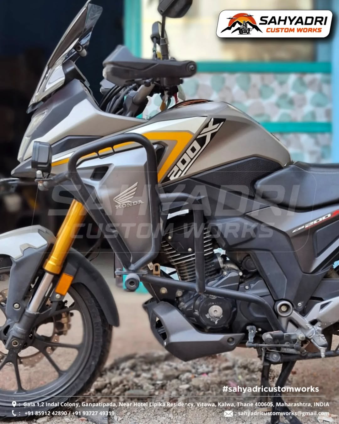 CRASH FRAME SYSTEM Honda CB200X 5