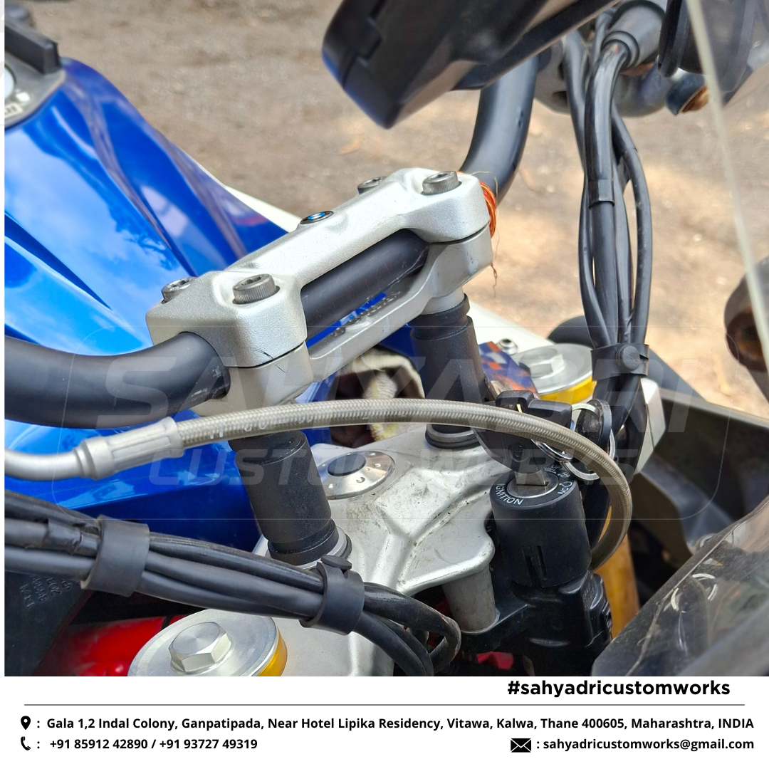HANDLE-BAR RISER- BMW (2)