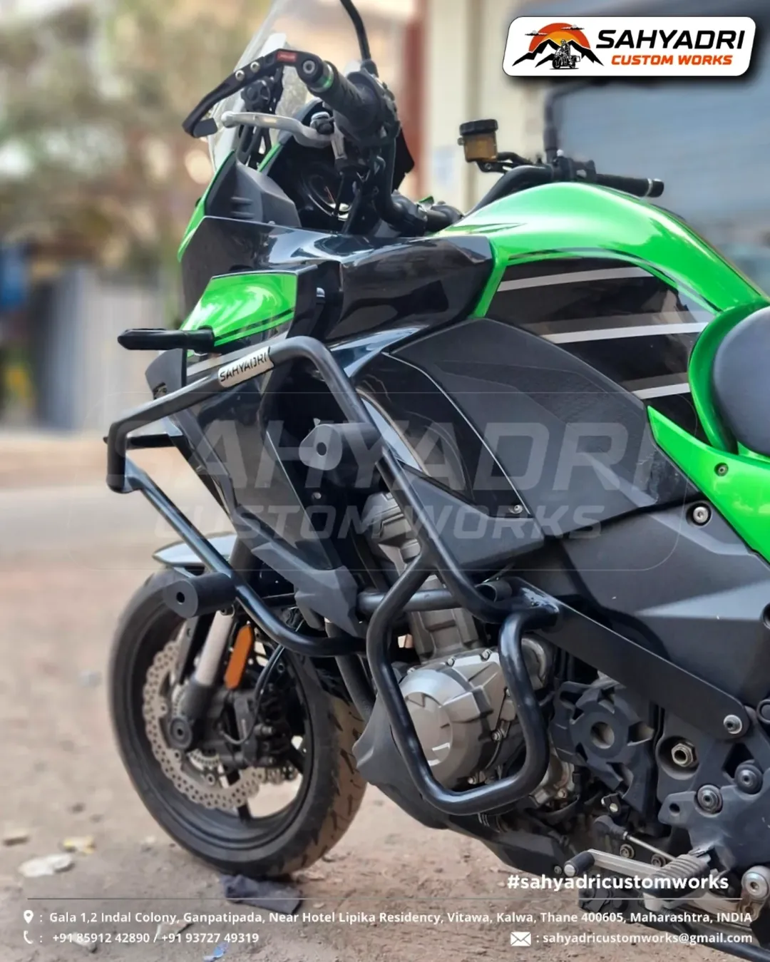 KAWASAKAI VERSYS 1000 CRASH GUARD 8