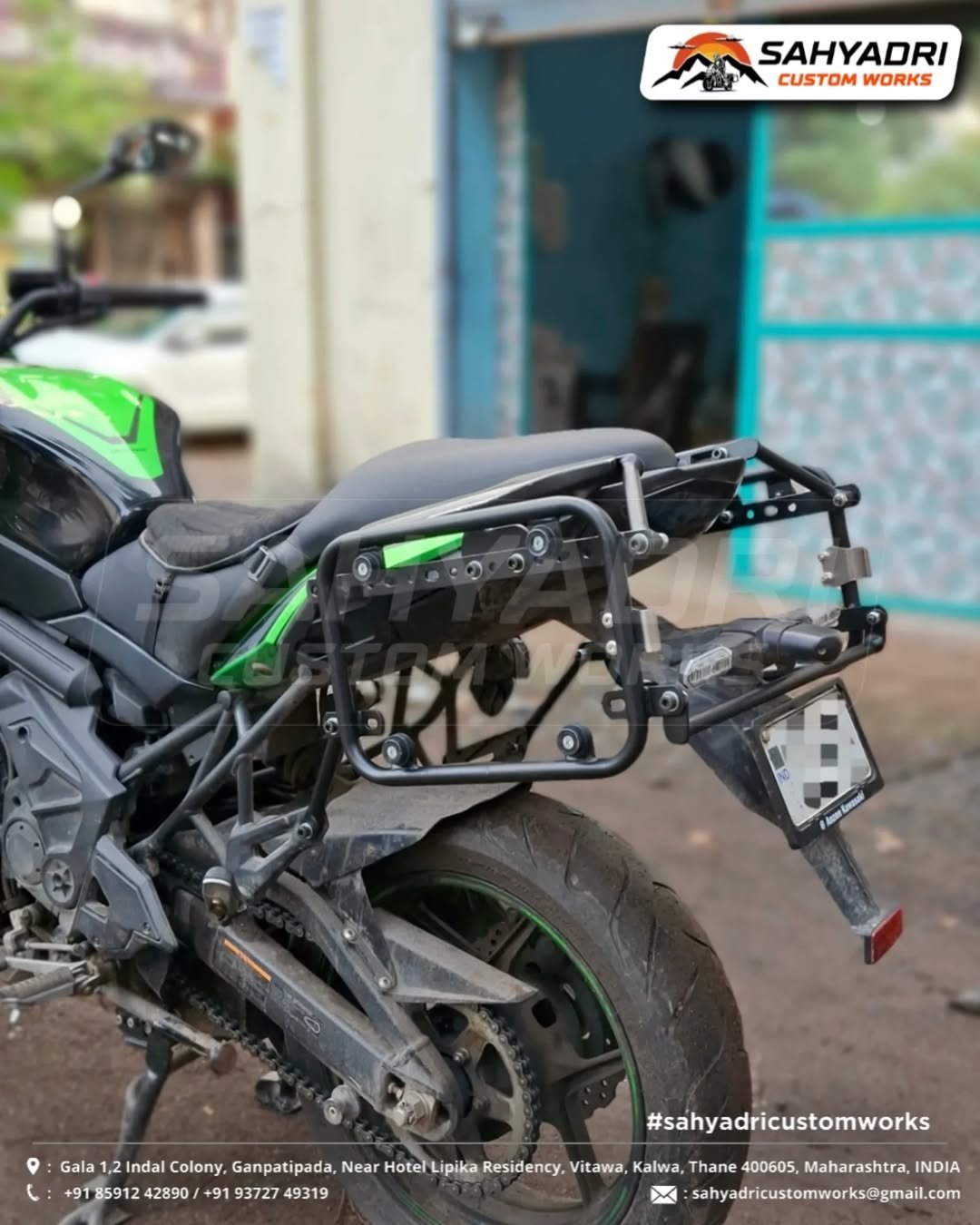 Saddle Stays for Kawasaki 650 (2)