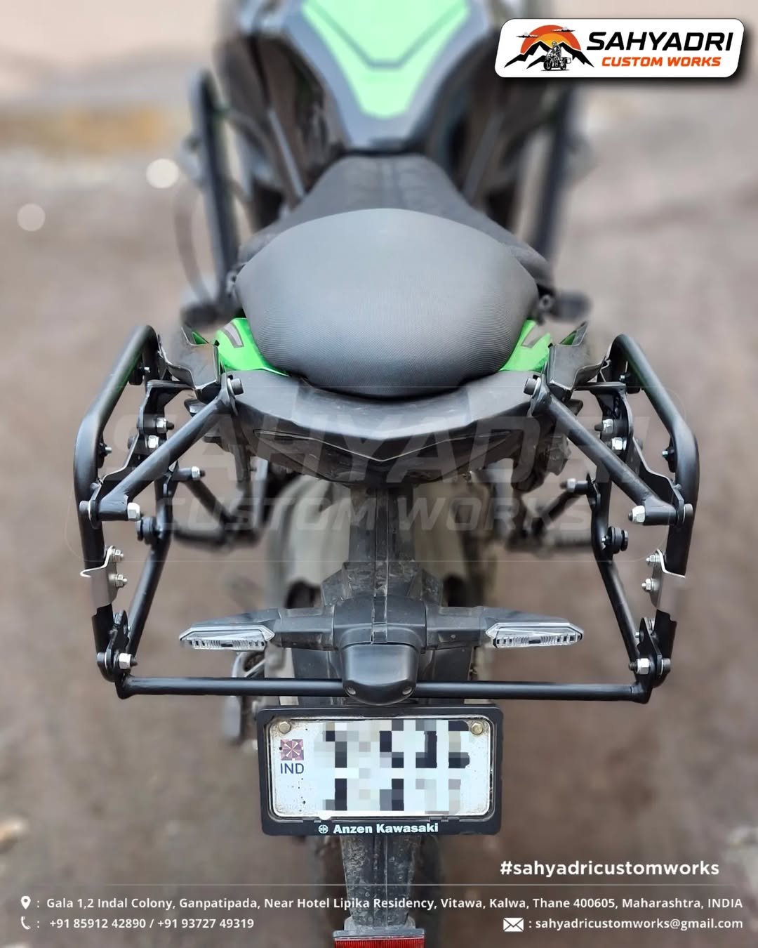 Saddle Stays for Kawasaki 650 (3)