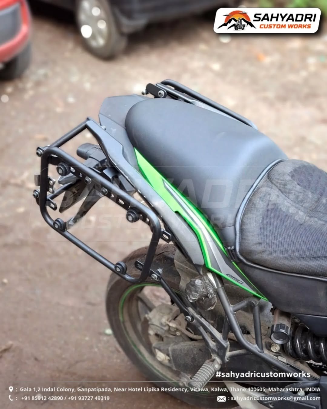 Saddle Stays for Kawasaki 650 (4)