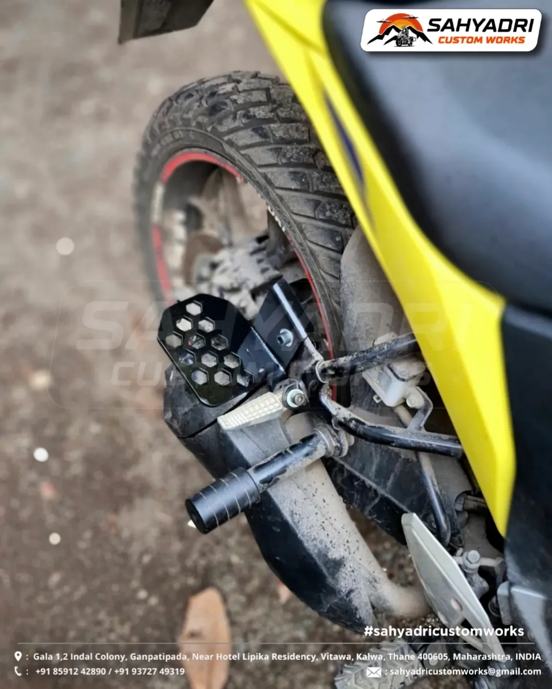 🔸 PILLION FOOTREST EXTENSION MOUNTS (2)