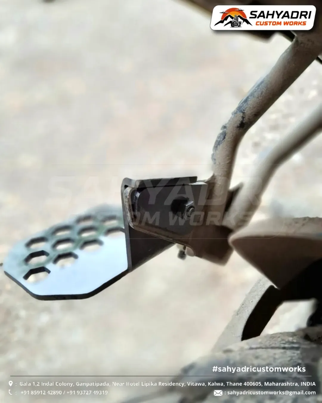 🔸 PILLION FOOTREST EXTENSION MOUNTS (4)