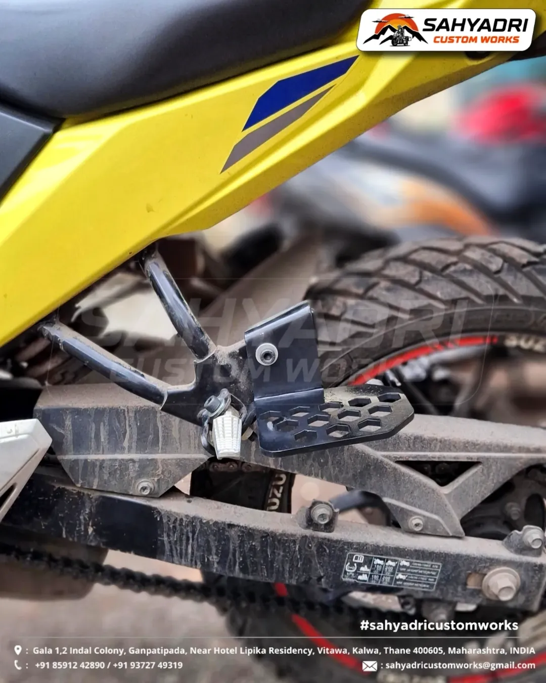 🔸 PILLION FOOTREST EXTENSION MOUNTS (7)