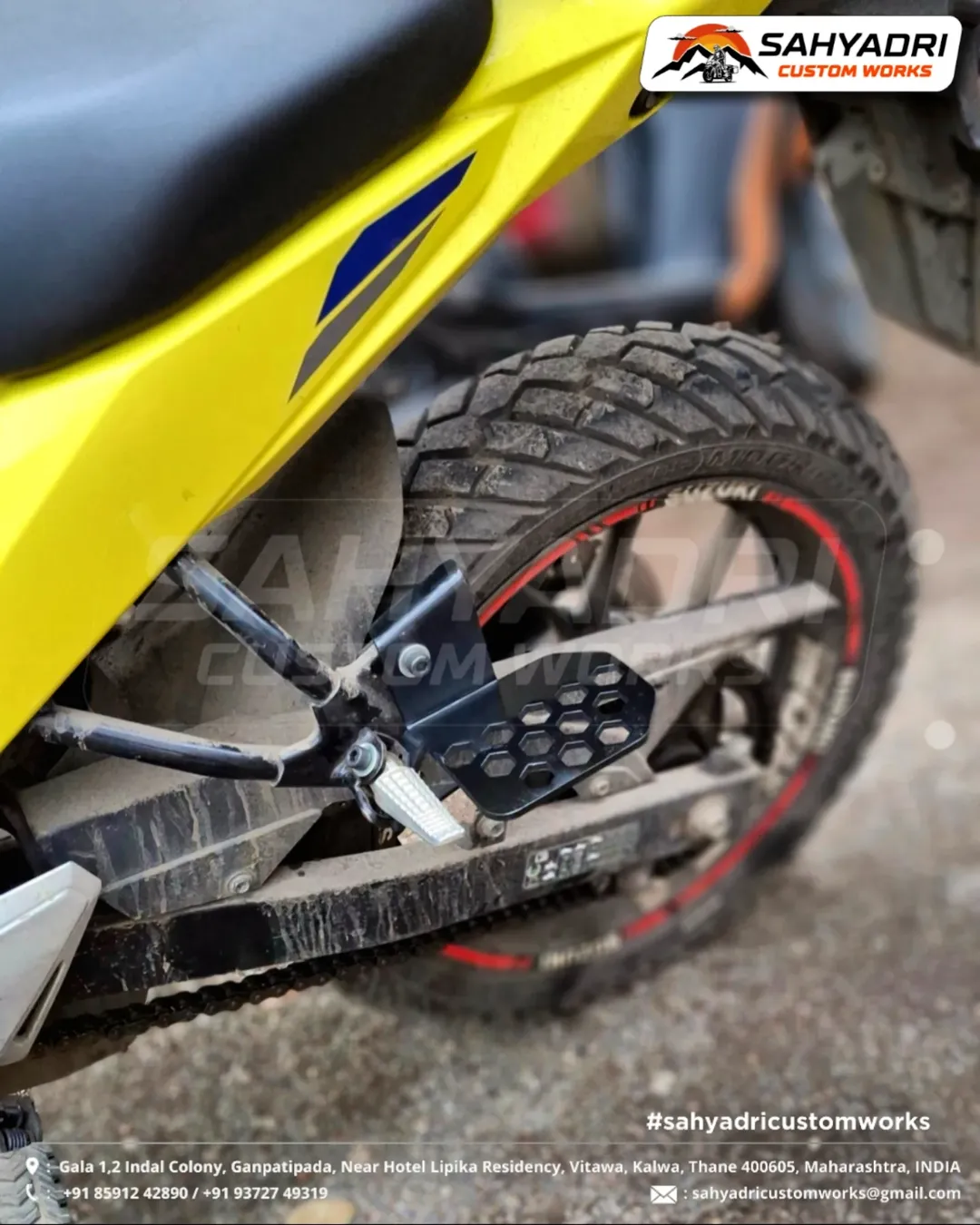 🔸 PILLION FOOTREST EXTENSION MOUNTS (8)