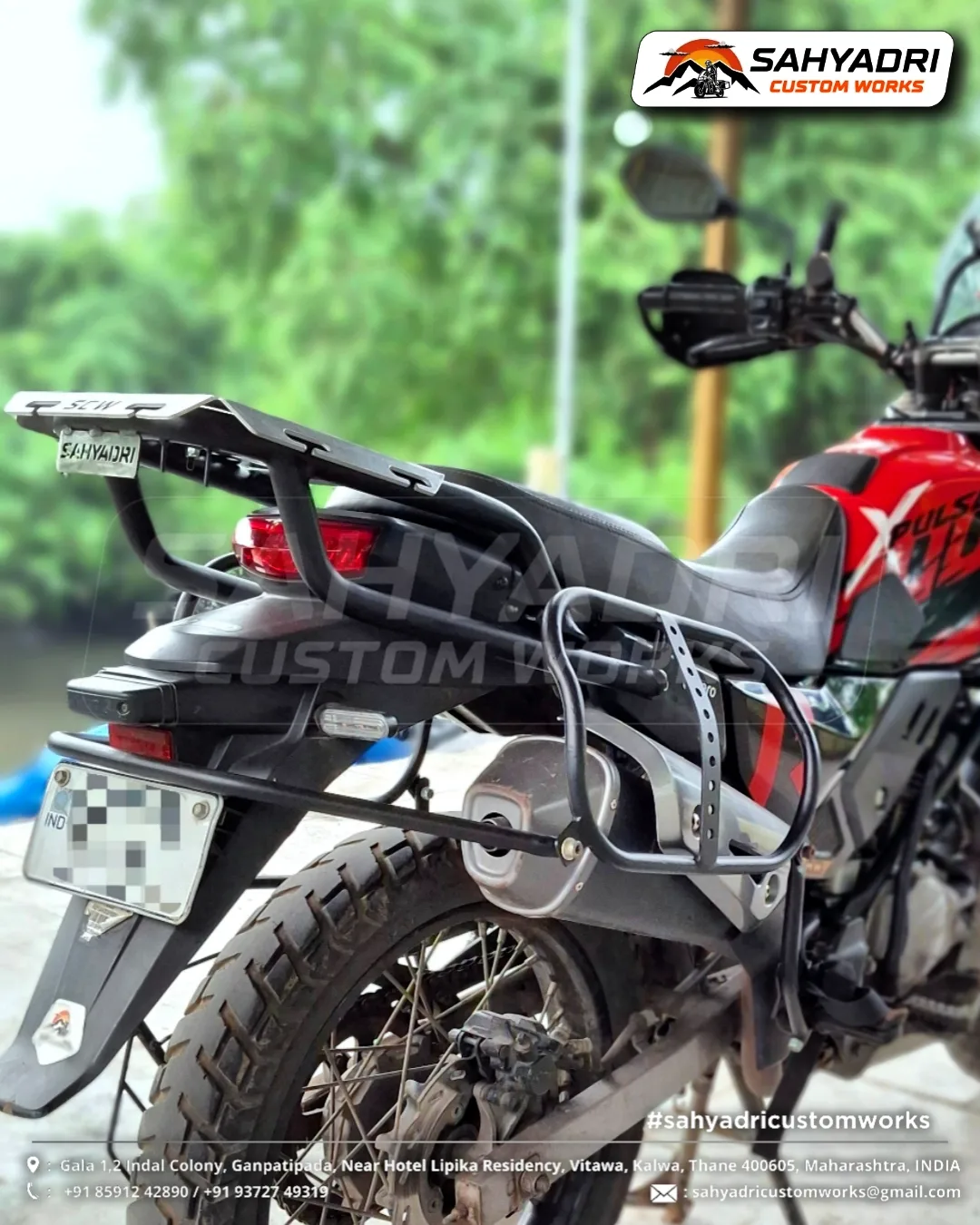 🔸TOP-RACK SYSTEM with Aluminium Top-Rack Plate made for the Hero Xpulse 200 4V-2V-200T models. (1)