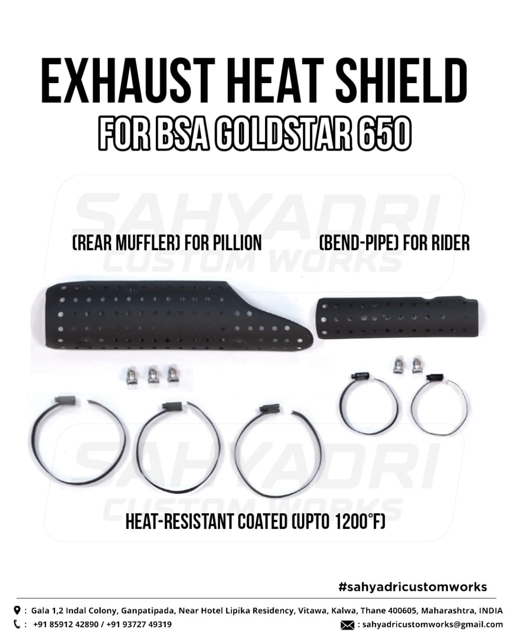 EXHAUST HEAT SHIELD BSA