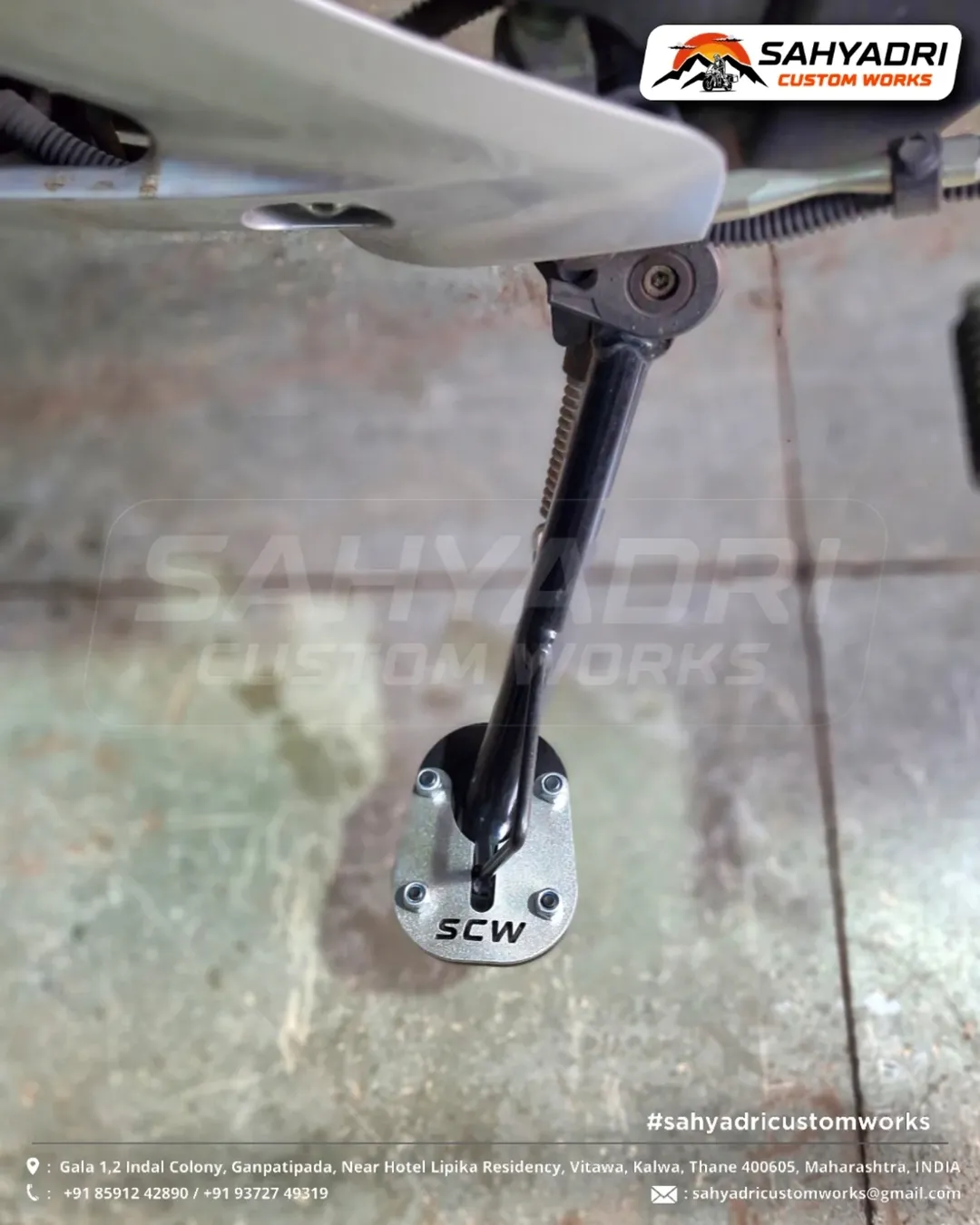SIDE-STAND SHOE EXTENSION MOUNT