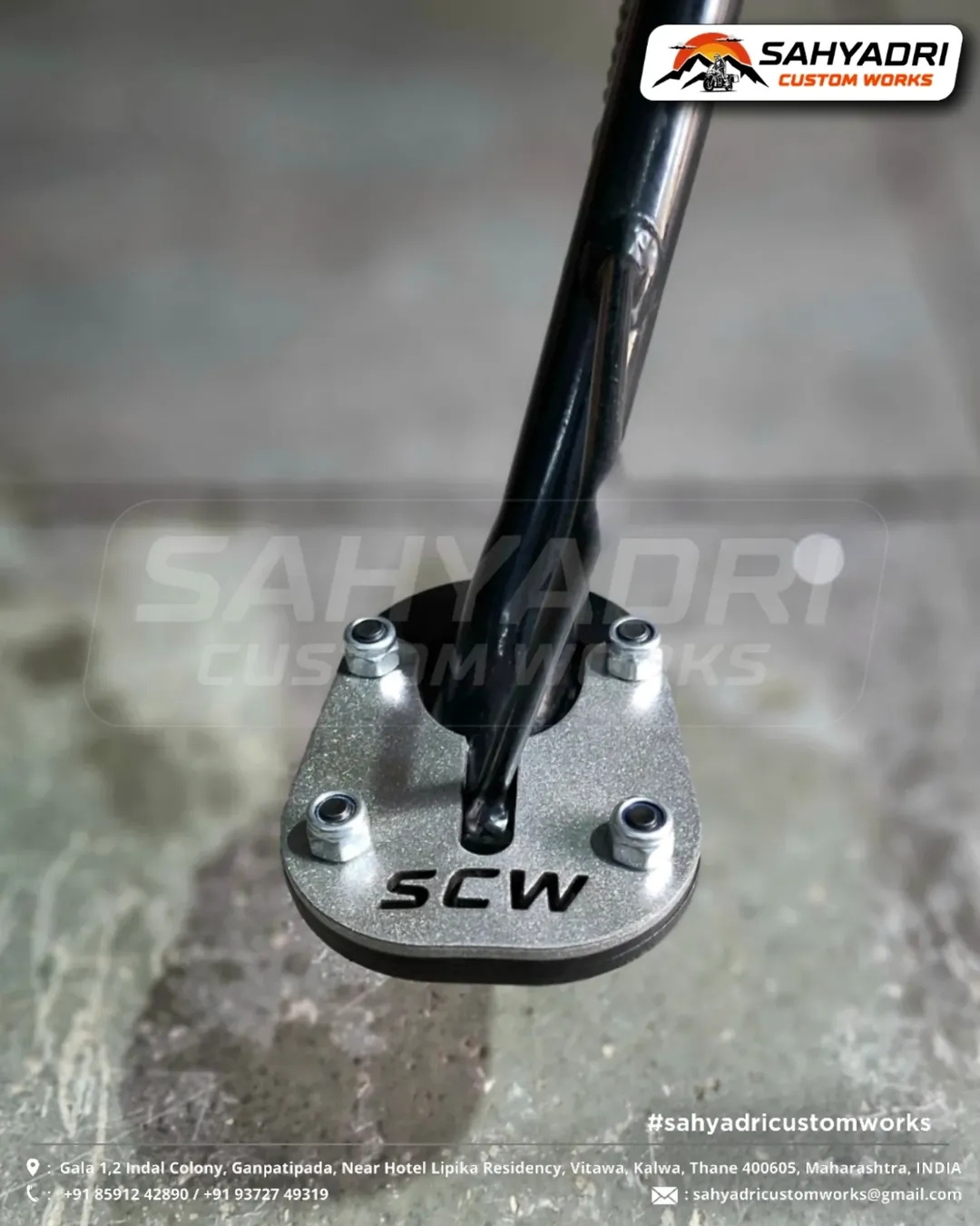 SIDE-STAND SHOE EXTENSION MOUNT 1