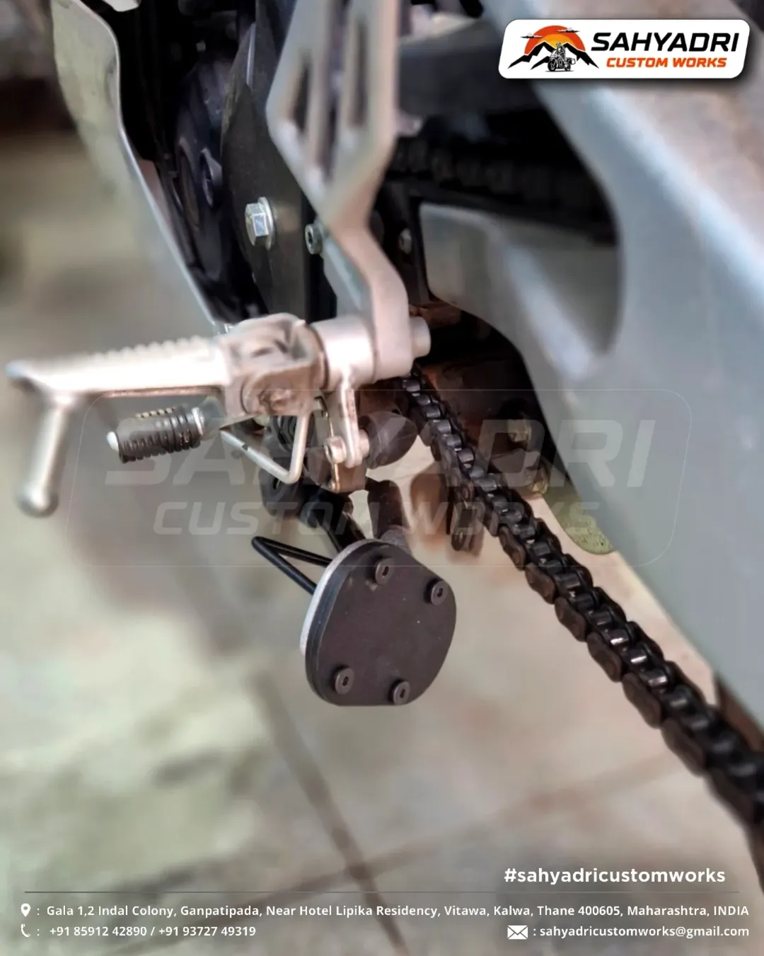 SIDE-STAND SHOE EXTENSION MOUNT 2
