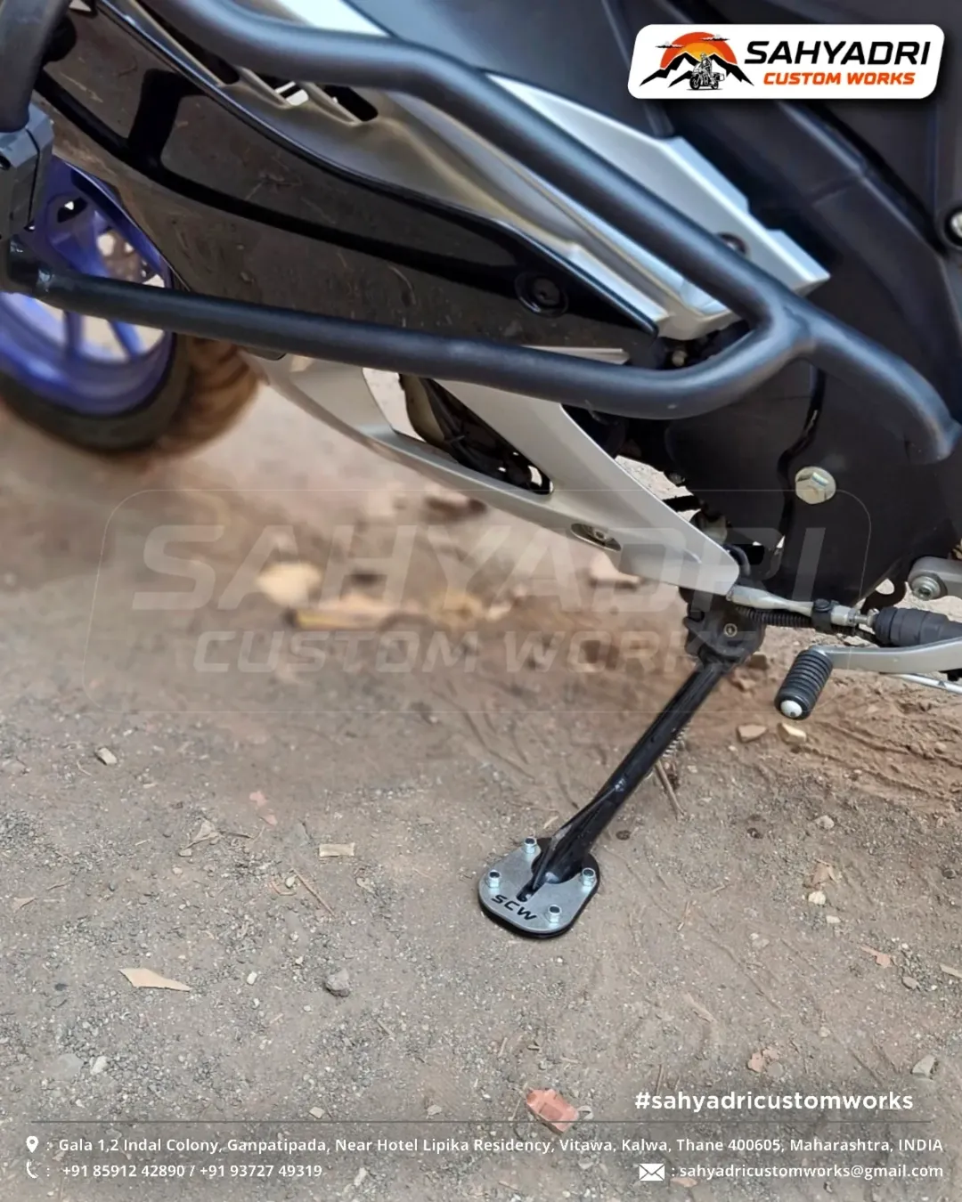 SIDE-STAND SHOE EXTENSION MOUNT 6
