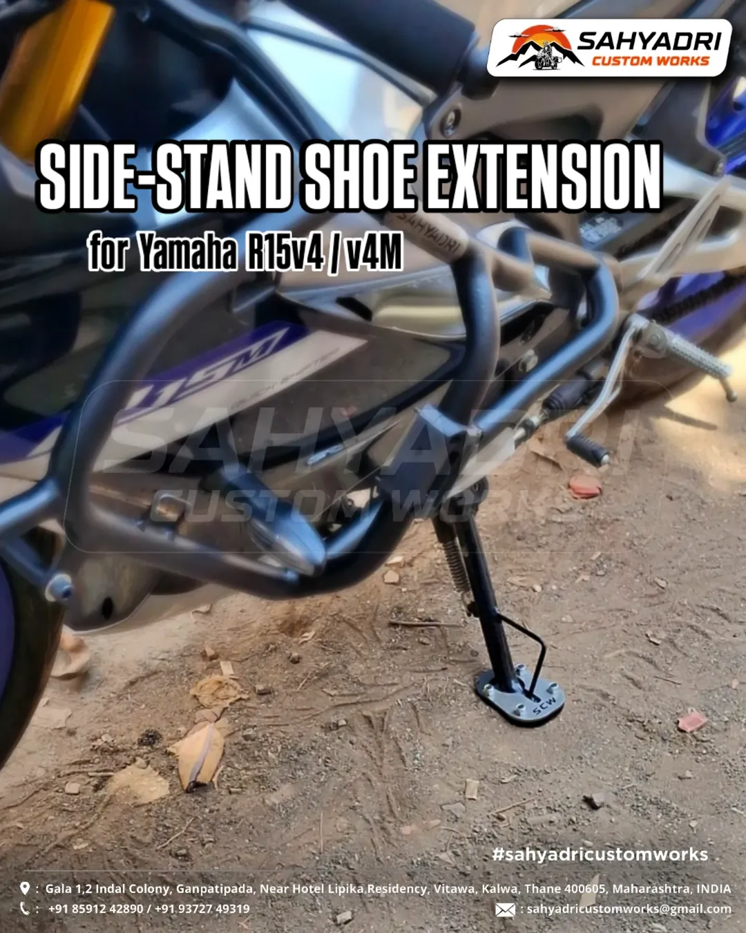 SIDE-STAND SHOE EXTENSION MOUNT 7