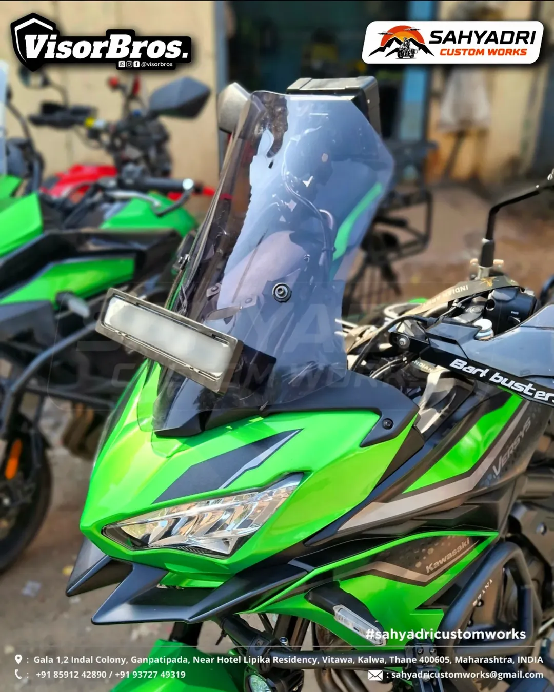 TOURING WINDSCREEN for the Kawasaki Versys 650 (2022+ models)