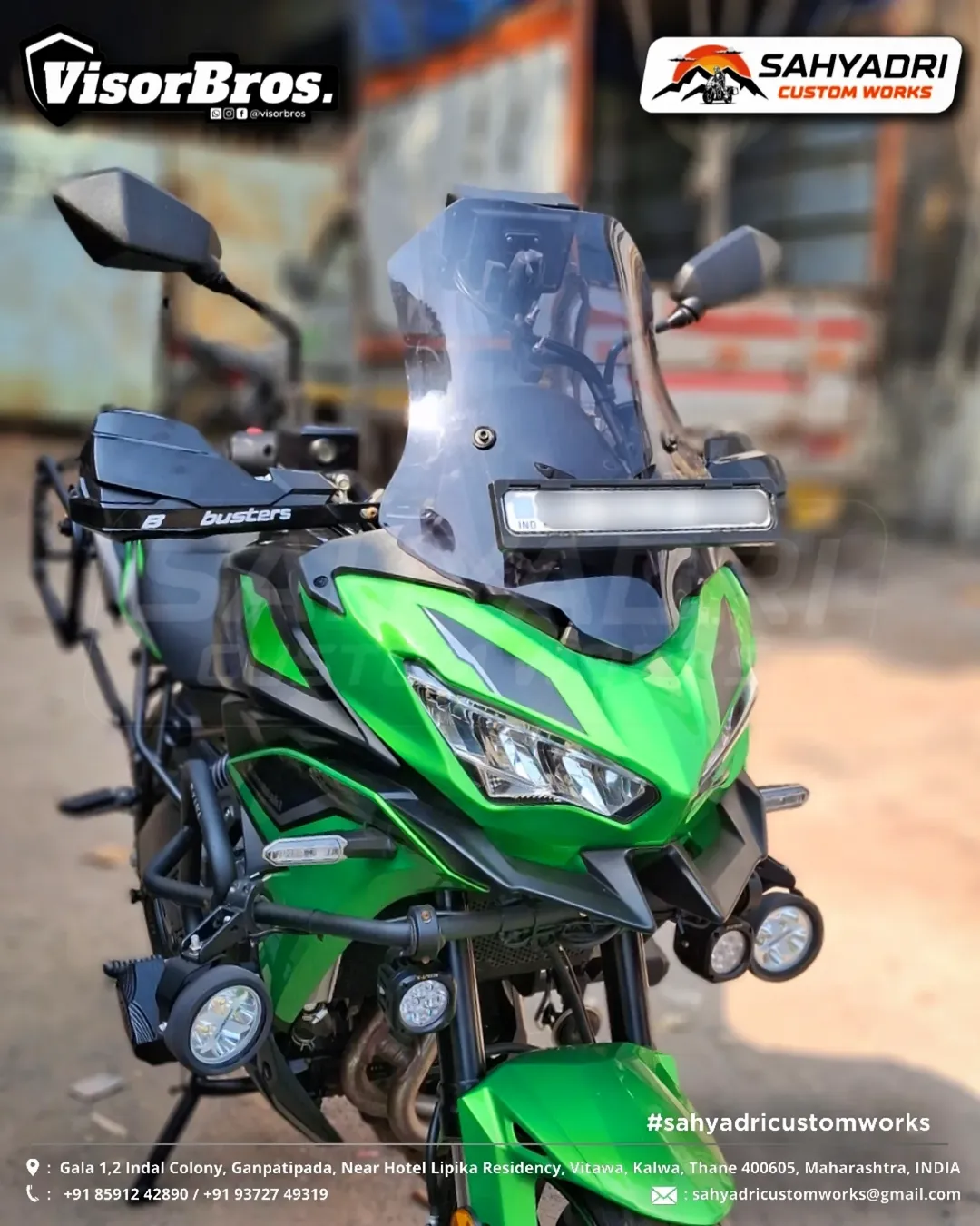 TOURING WINDSCREEN for the Kawasaki Versys 650 (2022+ models) 2
