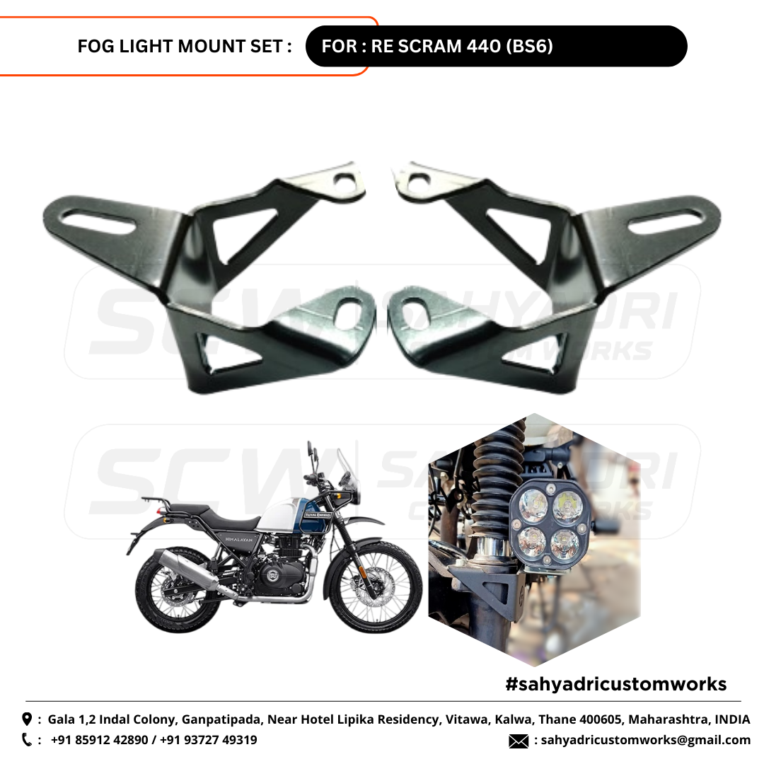 FOG LIGHT MOUNT SET - SCRAM 440