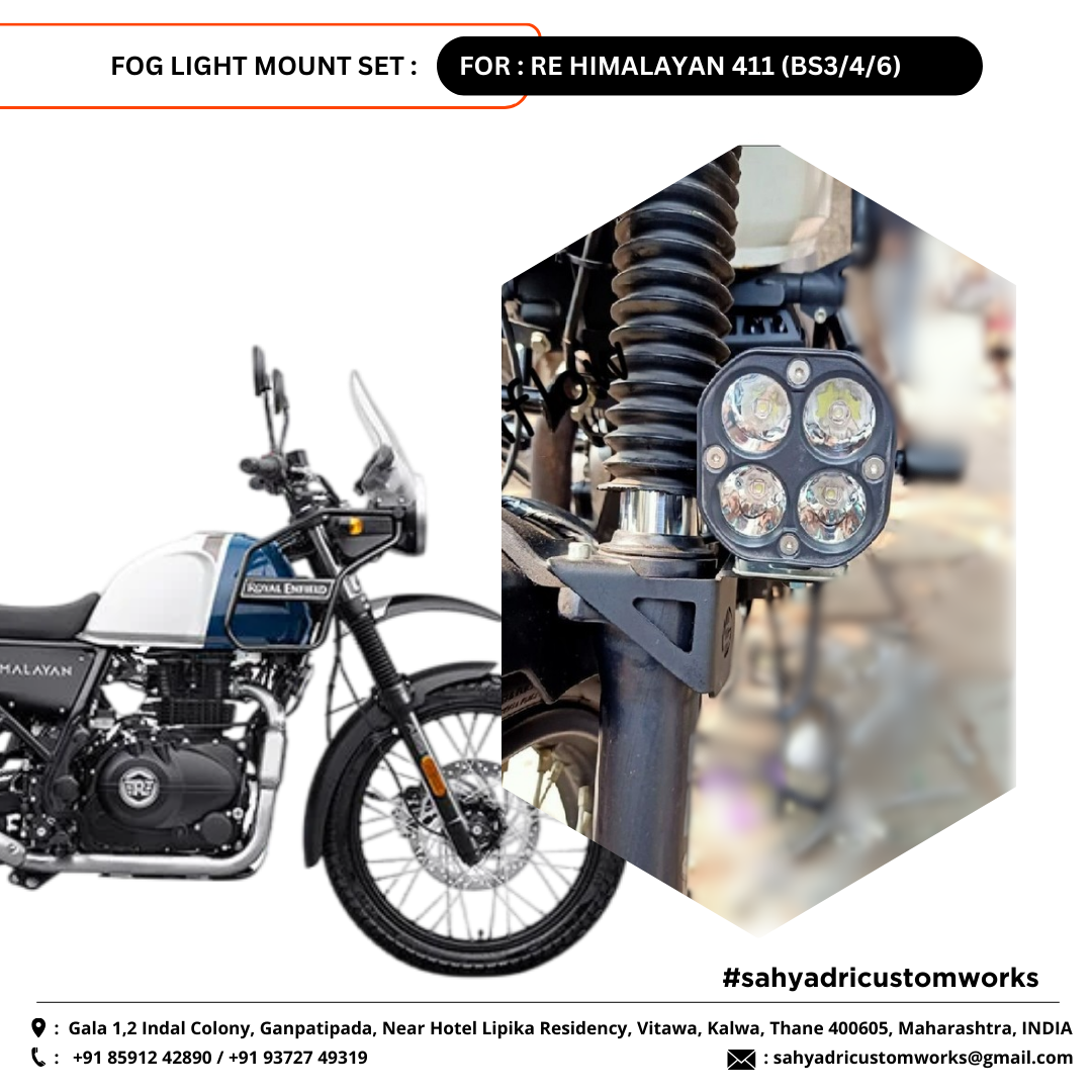 FOG LIGHT MOUNT FOR HIMALAYAN 411