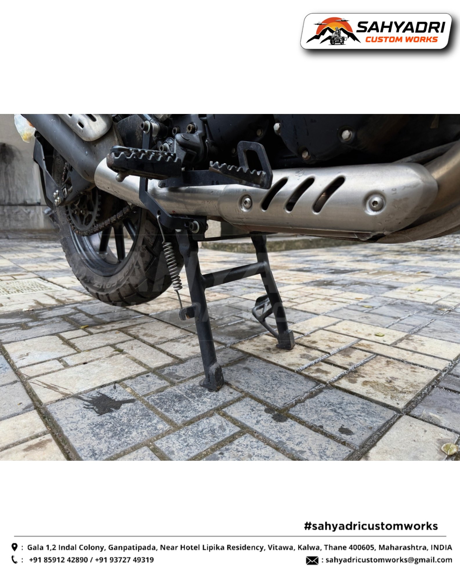 CENTRE-STAND SYSTEM for TRIUMPH SCRAMBLER 400