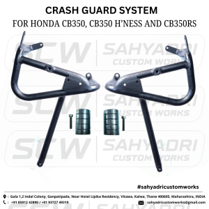 CRASH GUARD FRAME SYSTEM FOR HONDA CB350, CB350-H'NESS AND CB350RS