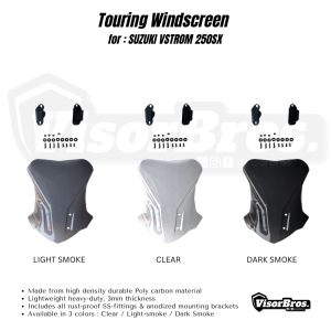 TOURING WINDSCREEN 2.0 for SUZUKI VSTROM 250SX