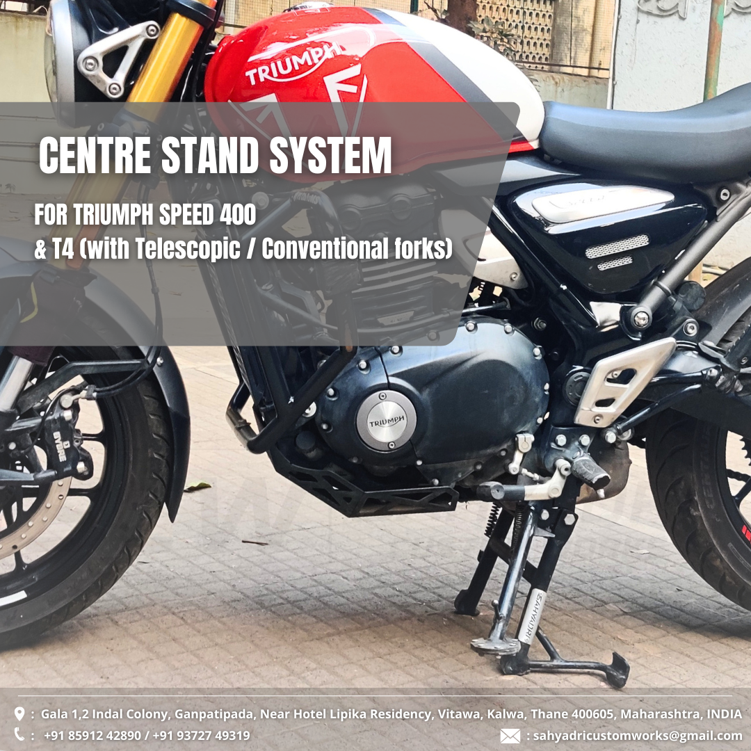CENTRE STAND FOR TRIUMPH SPEED 400 & T4 (WITH TELESCOPIC / CONVENTIONAL FORKS