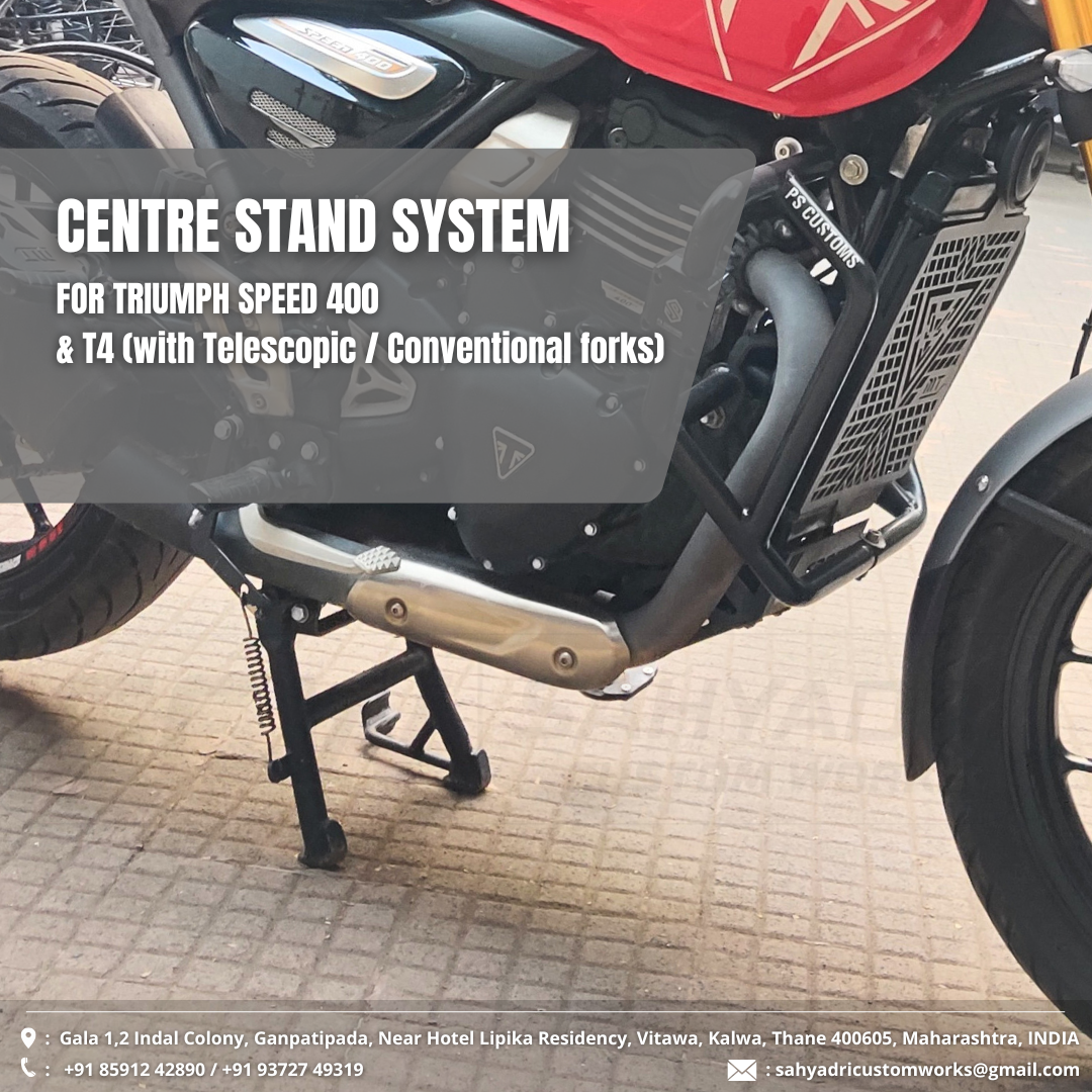 CENTRE STAND FOR TRIUMPH SPEED 400 & T4 (WITH TELESCOPIC / CONVENTIONAL FORKS