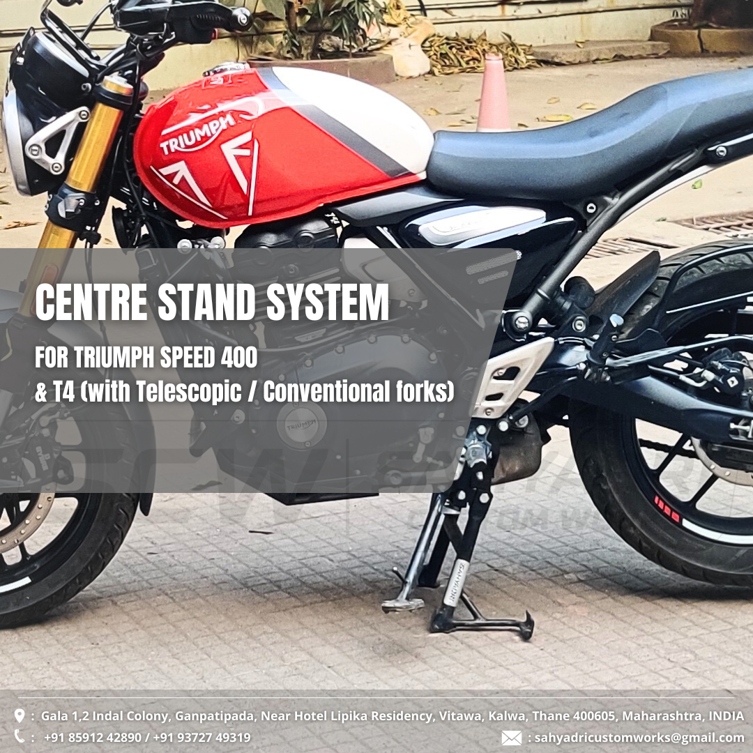CENTRE-STAND SYSTEM for TRIUMPH SPEED 400 & T4 (WITH TELESCOPIC /CONVENTIONAL FORKS)