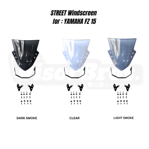STREET WINDSCREEN for YAMAHA FZ 15 V1/2/3/HYBRID