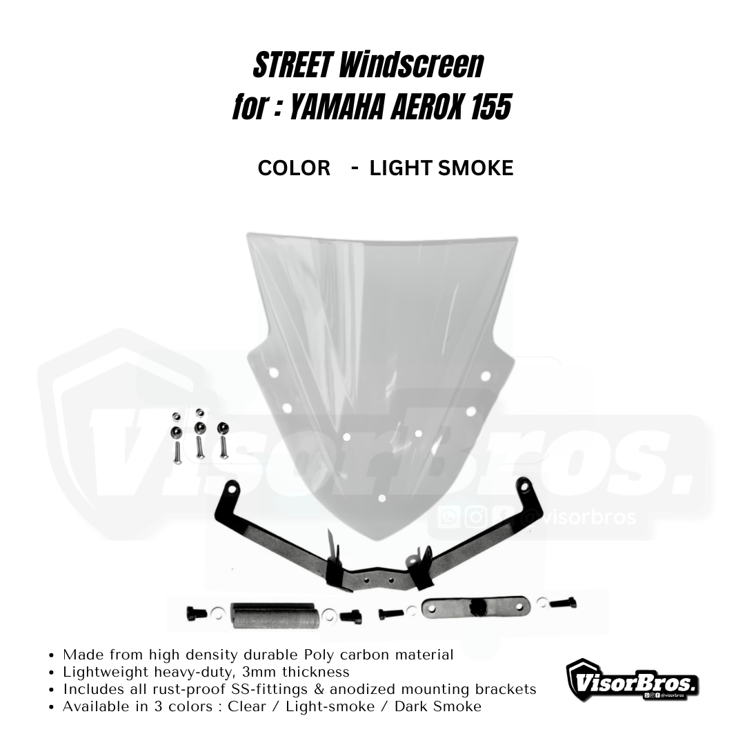 STREET VISOR - YAMAHA AEROX 155 (2)