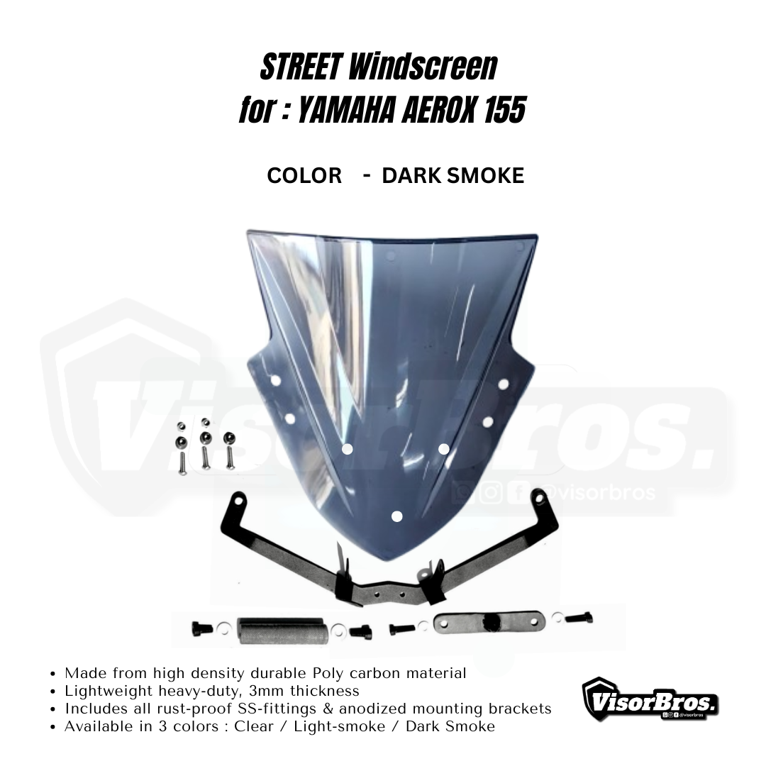 STREET VISOR - YAMAHA AEROX 155 (3)