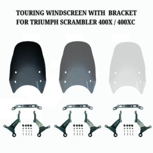 TOURING WINDSCREEN WITH BRACKET for TRIUMPH SCRAMBLER 400X / 400XC