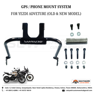 GPS / MOBILE MOUNT SYSTEM for YEZDI ADVENTURE (OLD & NEW MODEL)
